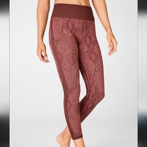 Fabletics Brown Snake Print Leggings